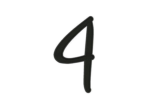 4 Number Embroidery Review