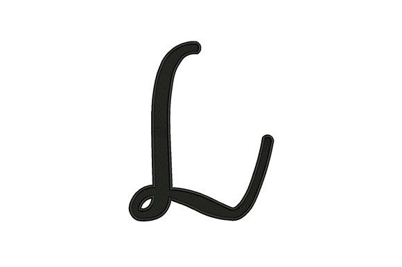Alphabet L: A Versatile Embroidery Design