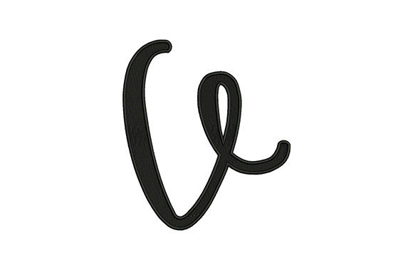 Alphabet V: A Versatile Seasonal Embroidery Design