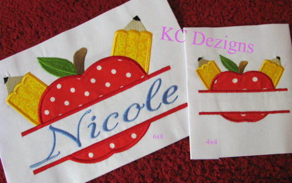 Apple Pencil Split Monogram Review for Seasonal Embroidery