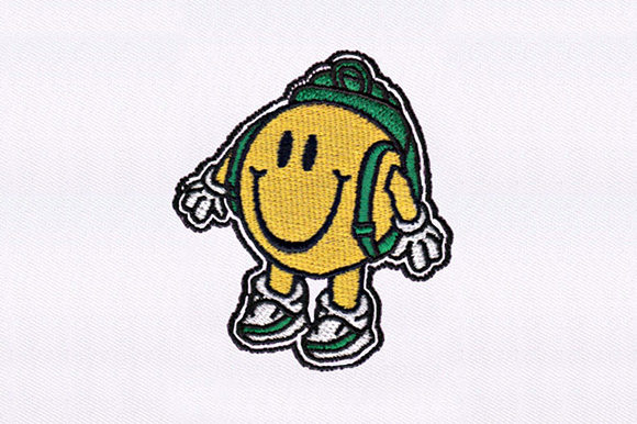 Backpack Smiling Emoji Review: A Vibrant Machine Embroidery Design