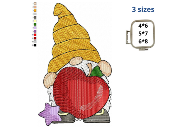 Gnome with Apple: A Personalized Embroidery Review