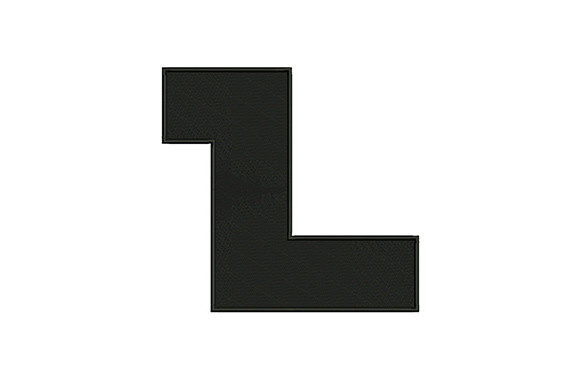 Letter L Embroidery Review: A Versatile Blackwork Design