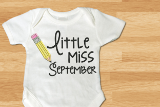 Little Miss September Pencil Applique Review for Business Use