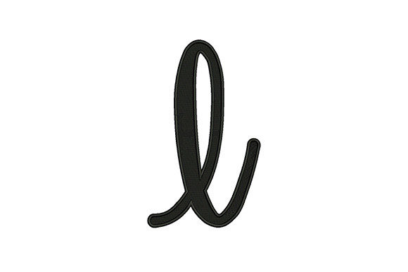 Lower Case Alphabet L Review for Personalized Embroidery Projects