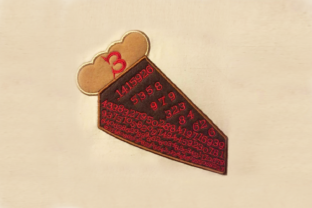 Pi Pie Applique: A Creative Embroidery Design for Craft Fairs
