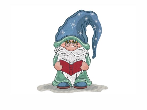 Reading Gnome Embroidery: A Cute, Practical Design for Creative Sellers