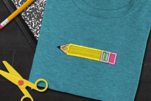School Pencil Applique for Creative Sellers