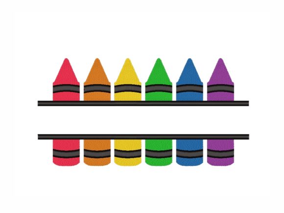Split Pencils: A Playful Embroidery Design for Boutique Sweatshirts