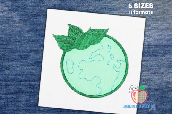 The Earth Made with the Leaves Applique: A Standout Design for Craft Fairs
