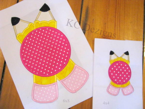 Two Pencil Split Monogram: A Versatile Seasonal Embroidery Design